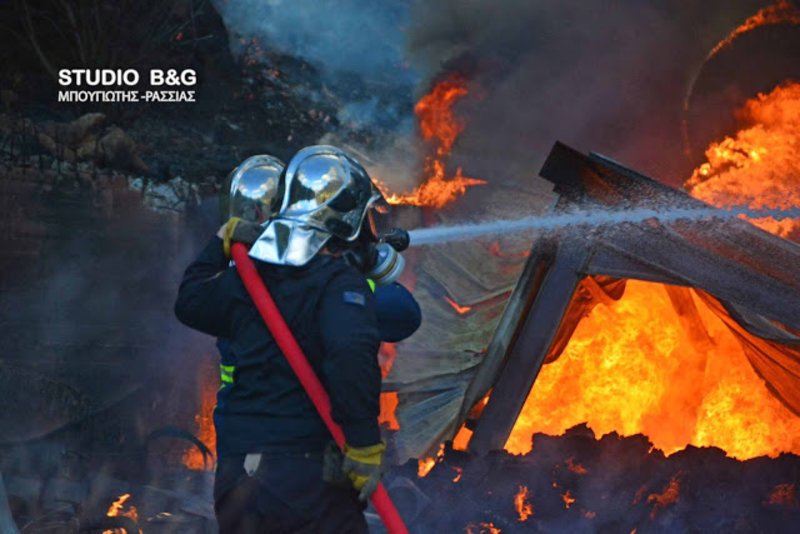 Στις φλόγες τυλίχθηκε τυροκομείο στο Αργος, μεγάλες ζημιές [εικόνες] | iefimerida.gr 4