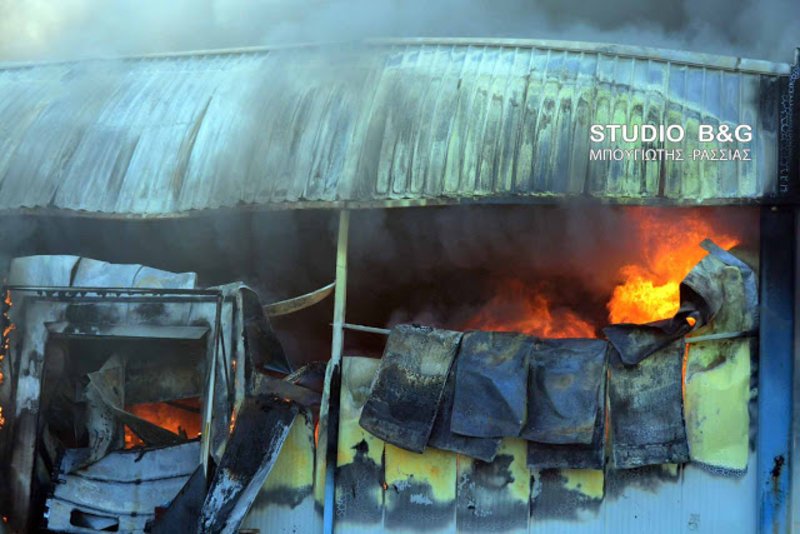 Στις φλόγες τυλίχθηκε τυροκομείο στο Αργος, μεγάλες ζημιές [εικόνες] | iefimerida.gr 5