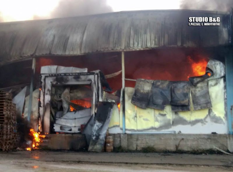 Στις φλόγες τυλίχθηκε τυροκομείο στο Αργος, μεγάλες ζημιές [εικόνες] | iefimerida.gr 6