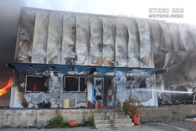 Στις φλόγες τυλίχθηκε τυροκομείο στο Αργος, μεγάλες ζημιές [εικόνες] | iefimerida.gr 7