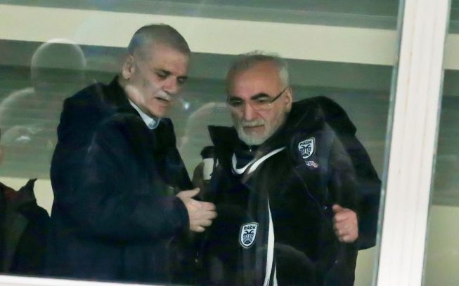 Μελισσανίδης και Σαββίδης μαζί στο μπουθ του ΟΑΚΑ – Παρακολούθησαν το ντέρμπι [εικόνες] | iefimerida.gr 1