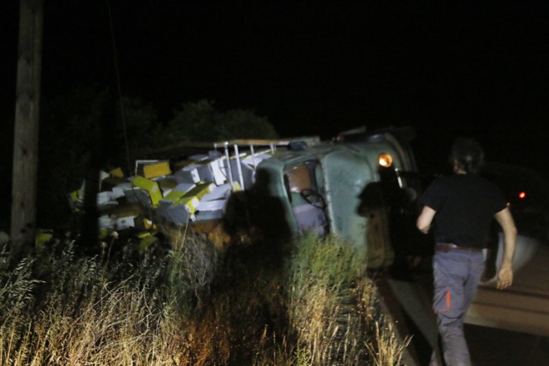 «Πλημμύρισε» μέλισσες η επαρχιακή οδός Ναυπλίου-Μυκηνών: Ανετράπη φορτηγό με κυψέλες [εικόνες] | iefimerida.gr 1