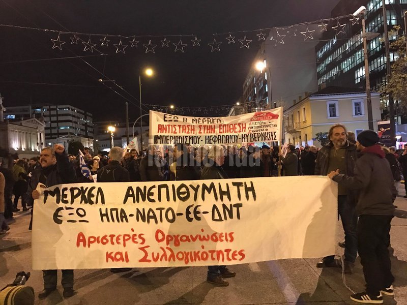 «Μέρκελ ανεπιθύμητη» -«Θερμή» υποδοχή με διαδηλώσεις στην Αθήνα παρά την απαγόρευση [εικόνες & βίντεο] | iefimerida.gr 7