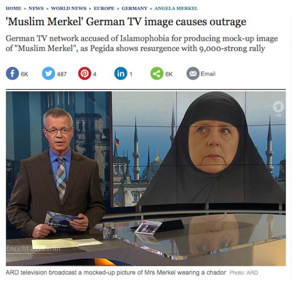 Σάλος στη Γερμανία με την εμφάνιση της Μέρκελ με τσαντόρ [βίντεο] | iefimerida.gr 0