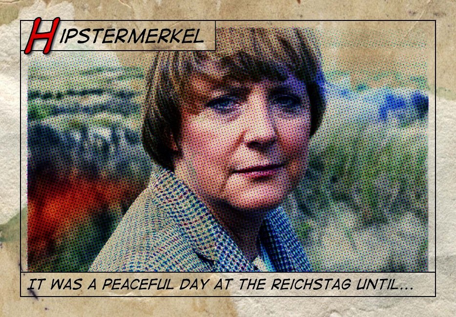 Ξύρισαν και έβαλαν μούσι στη Μέρκελ-Η Γερμανίδα Καγκελάριος σε χίπστερ ξεκαρδιστικά look [εικόνες] | iefimerida.gr 5