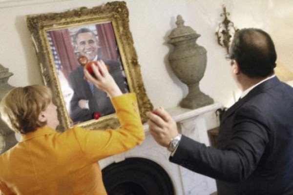 Ο Ολάντ ...Ναπολέων και η Μέρκελ ...Λουδοβίκος -Συνεχίζεται ο εξευτελισμός των δύο ηγετών [εικόνες] | iefimerida.gr 1