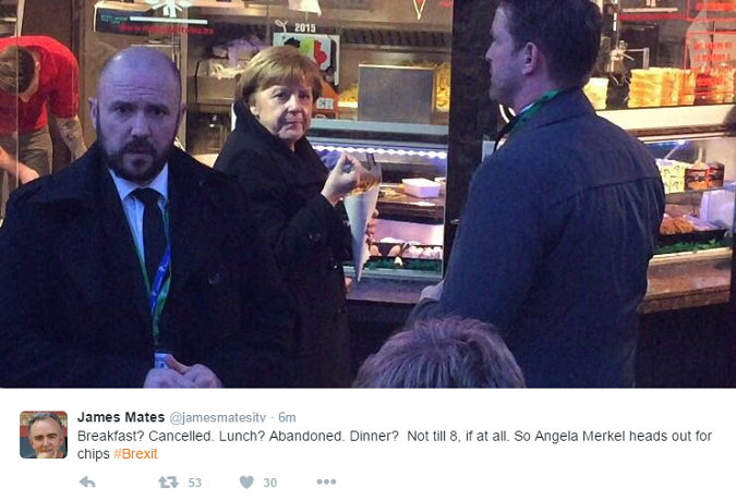 Τσίπρας και Ολάντ το «έσκασαν» για να κοιμηθούν και η Μέρκελ για να φάει τηγανιτές πατάτες [εικόνες] | iefimerida.gr 1