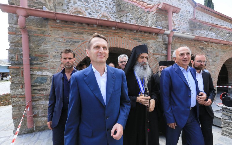 Στο Αγιο Ορος για προσκύνημα ο πρόεδρος της κρατικής Δούμα της Ρωσίας [εικόνες] | iefimerida.gr 0