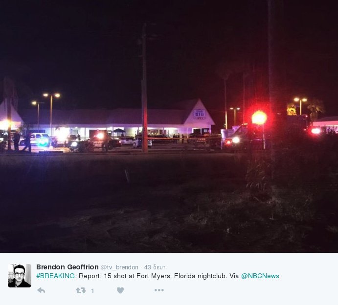 Πυροβολισμοί σε κλαμπ στη Φλόριντα -Δύο νεκροί και 17 τραυματίες [εικόνες & βίντεο] | iefimerida.gr 0