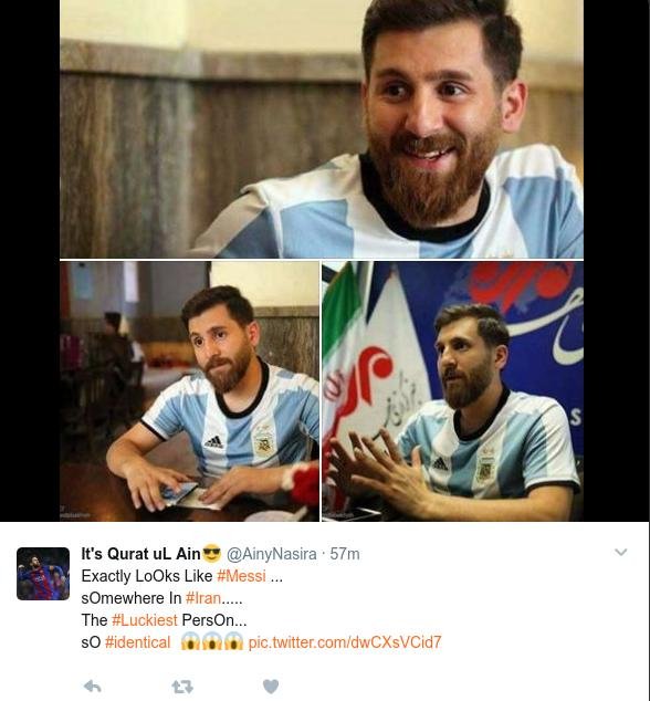 O «δίδυμος αδερφός» του Μέσι από το... Ιράν - Μοναδική ομοιότητα [εικόνες] | iefimerida.gr 0