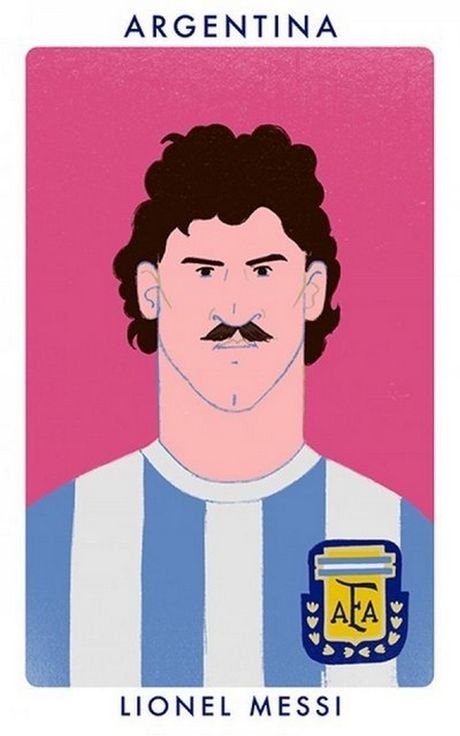 Πώς θα ήταν ο Μέσι και ο Κριστιάνο Ρονάλντο τη δεκαετία του '70 [εικόνες] | iefimerida.gr 0