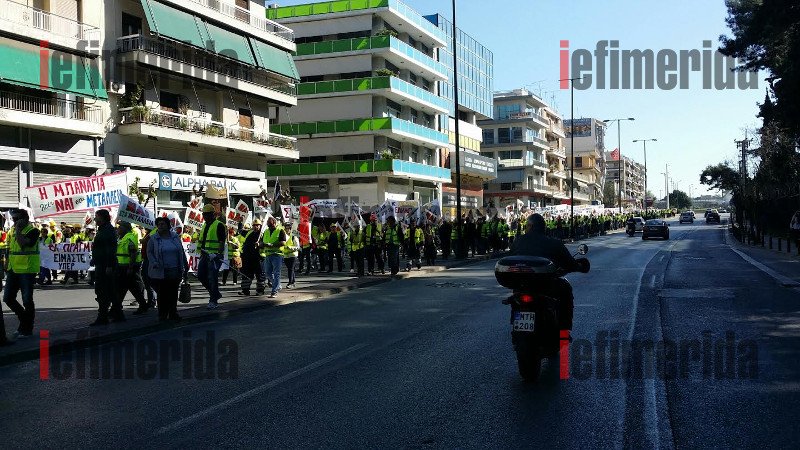 Από τις Σκουριές στην Αθήνα - Πορεία και συγκέντρωση στη Βουλή από 5.000 μεταλλωρύχους [εικόνες&βίντεο] | iefimerida.gr 14