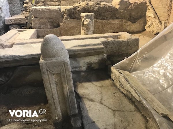 Θεσσαλονίκη: Μνημειώδες εύρημα στα έργα του μετρό -Η κύρια κρήνη που ξεδιψούσε την πόλη [εικόνες &amp; βίντεο] | iefimerida.gr 5