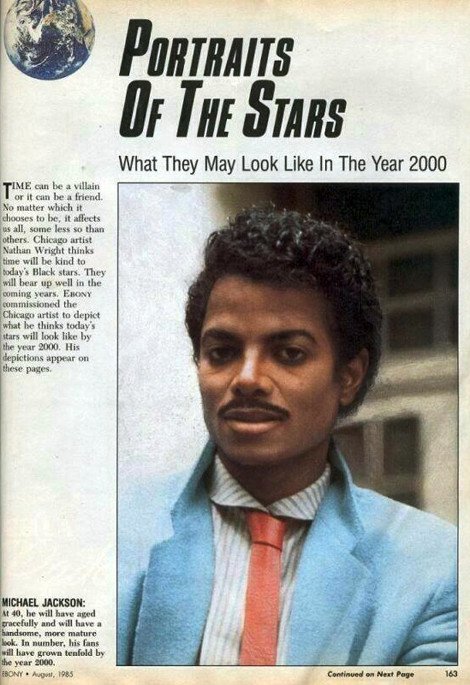 Ετσι πίστευαν ότι θα ήταν ο Μάικλ Τζάκσον αν δεν είχε κάνει ποτέ πλαστικές: Το... πορτραίτο του μέλλοντος από το μακρινό 1985 [εικόνες] | iefimerida.gr 0