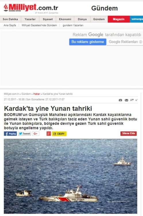 Ενταση στα Ιμια -Επεισόδιο με ελληνικά και τουρκικά καΐκια και ακταιωρούς του λιμενικού | iefimerida.gr 0
