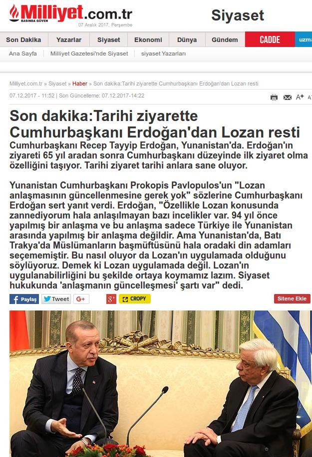 Δείτε την πρώτη αντίδραση του τουρκικού Τύπου για τη λογομαχία Ερντογάν-Παυλόπουλου | iefimerida.gr 1