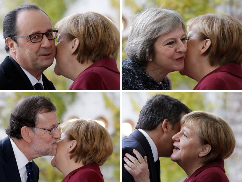 Ολοκληρώθηκε η συνάντηση του Ομπάμα με Eυρωπαίους ηγέτες -Μ' ένα φιλί τον αποχαιρέτησε η Μέρκελ [εικόνες]  | iefimerida.gr 11