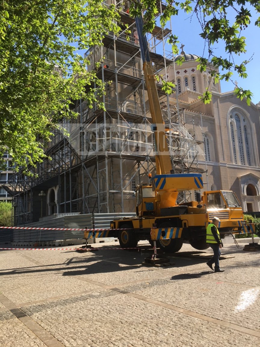 Κατεβαίνουν μετά από 20 χρόνια οι σκαλωσιές στη Μητρόπολη Αθηνών [εικόνες] | iefimerida.gr 7