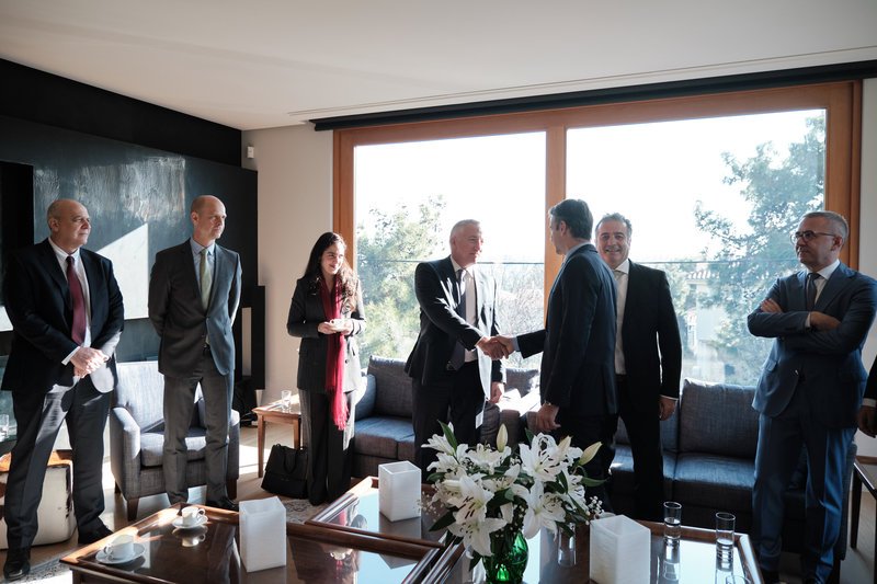 Συνάντηση με εκπροσώπους μεγάλων γερμανικών εταιρειών είχε ο πρόεδρος της ΝΔ