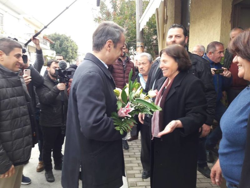 «Θερμή» υποδοχή στον κ. Μητσοτάκη
