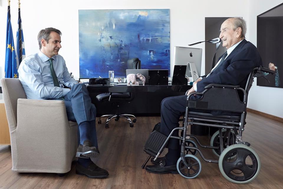 Ο Κωνσταντίνος Μητσοτάκης πήγε στα νέα γραφεία της ΝΔ, στο Μοσχάτο [εικόνες] | iefimerida.gr 0