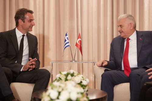 Με τον Τούρκο πρωθυπουργό συναντήθηκε ο Κυριάκος Μητσοτάκης [εικόνες] | iefimerida.gr 1