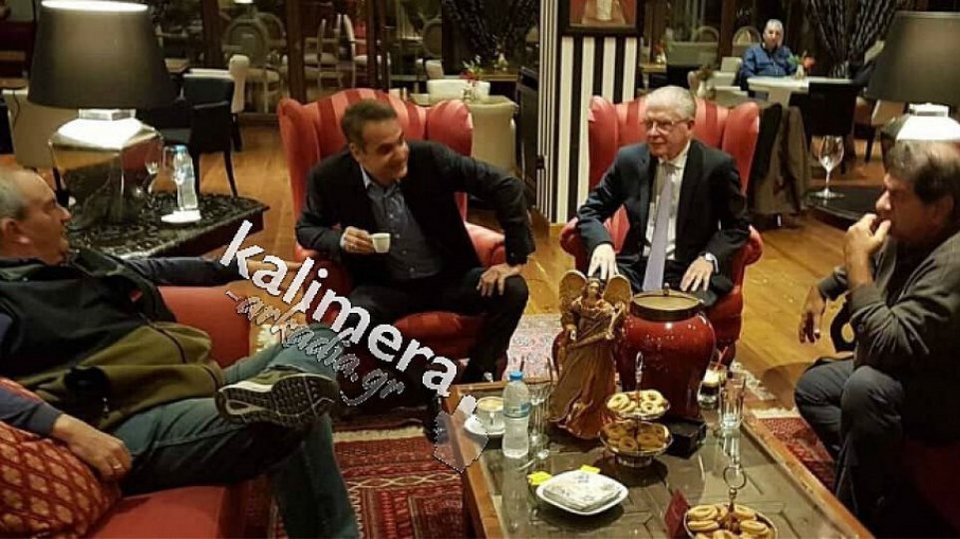 Κώστας Καραμανλής, Κυριάκος Μητσοτάκης, Ανδρέας Λυκουρέντζος και Λευτέρης Ζαγορίτης