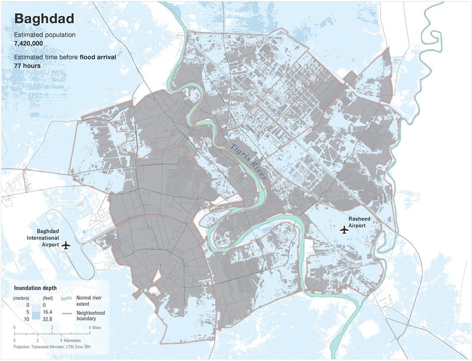 Το φράγμα της Μοσούλης και τα σενάρια καταστροφής: Κύματα 14 μέτρων και εκατοντάδες χιλιάδες νεκροί [εικόνες] | iefimerida.gr 0