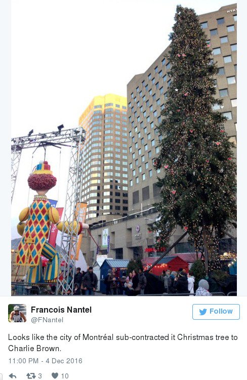 Το χριστουγεννιάτικο δέντρο του Μόντρεαλ έχει γίνει viral επειδή είναι... άσχημο [εικόνες] | iefimerida.gr 5