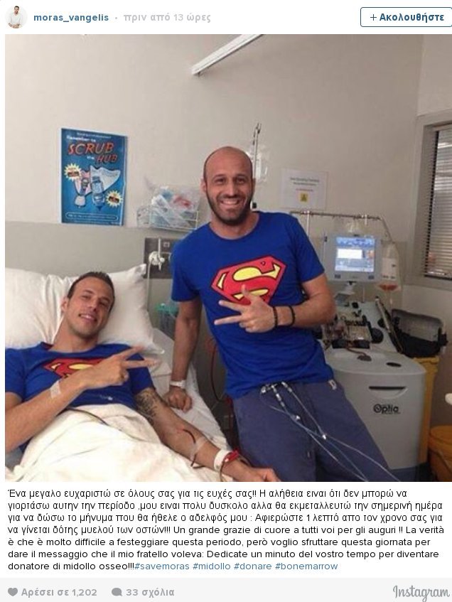 Συγκινητικός Μόρας - Γιόρτασε τα γενέθλιά του με μια φωτογραφία του αδικοχαμένου αδερφού του [εικόνα] | iefimerida.gr 0