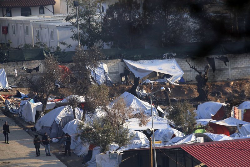 Το κέντρο φιλοξενίας προσφύγων στη Μόρια