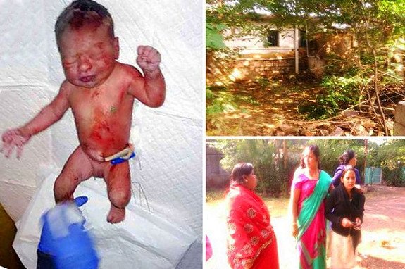 Εικόνες-σοκ: Πέταξε το μωρό της στα σκουπίδια – Το έτρωγαν τα μυρμήγκια ζωντανό [εικόνες] | iefimerida.gr 1