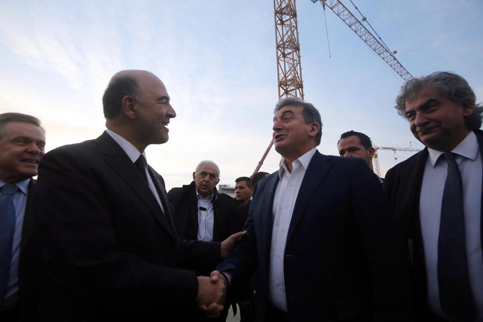 Ο Μοσκοβισί στο μετρό -Επισκέφθηκε τον υπό κατασκευή σταθμό στον Κορυδαλλό [εικόνες] | iefimerida.gr 2