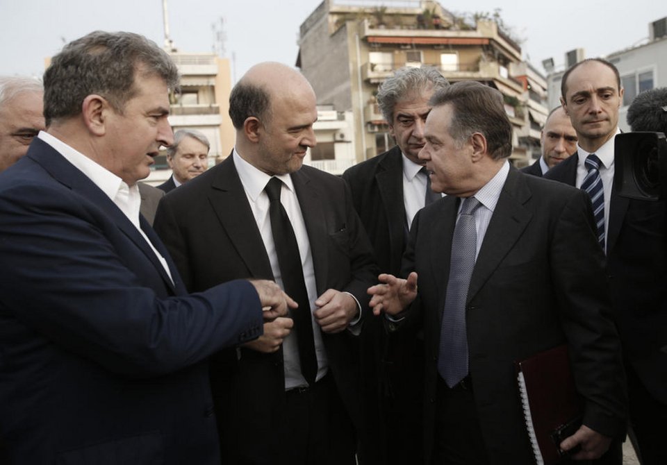 Ο Μοσκοβισί στο μετρό -Επισκέφθηκε τον υπό κατασκευή σταθμό στον Κορυδαλλό [εικόνες] | iefimerida.gr 5