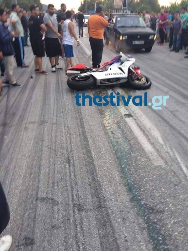 Τρεις τραυματίες σε τροχαίο με μοτοσικλετιστές που έκαναν κόντρες στη Θεσσαλονίκη  [εικόνες] | iefimerida.gr 1