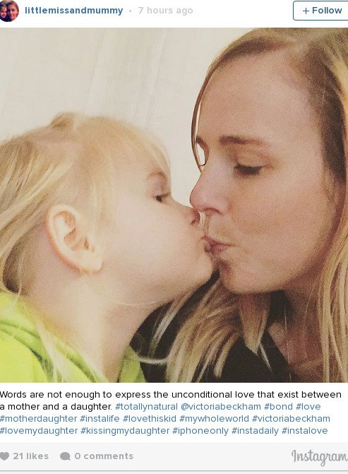 Επιτέθηκαν στην Βικτόρια Μπέκαμ γιατί φίλησε την κόρη της στο στόμα [εικόνες] | iefimerida.gr 4