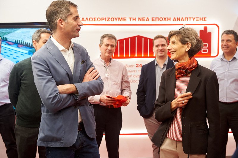 Η Πρέσβης της Βρετανίας Kate Smith και ο Περιφερειάρχης Στερεάς Ελλάδας, Κώστας Μπακογιάννης