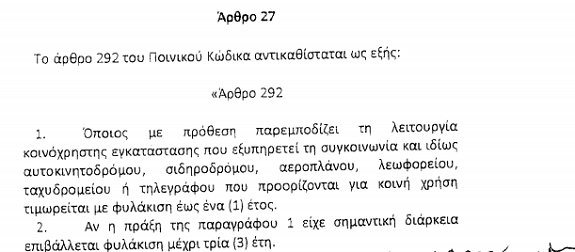 Εως και τρία χρόνια φυλάκιση για όσους κλείνουν την εθνική οδό -Η κυβέρνηση «προετοιμάζεται» για τα μπλόκα των αγροτών | iefimerida.gr 0