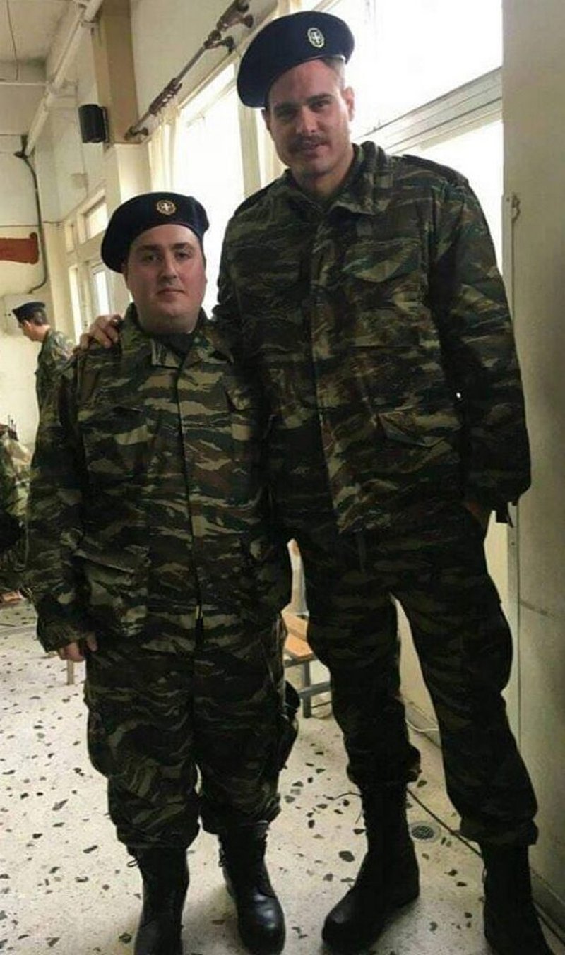 Ο Γιώργος Μπόγρης στα χακί