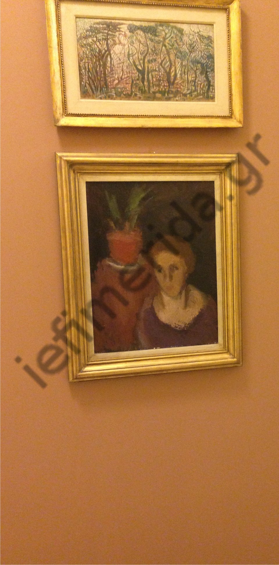 Βάνδαλος χάραξε αυθεντικό πίνακα του Μπουζιάνη σε διάδρομο της Βουλής [εικόνες] | iefimerida.gr 0