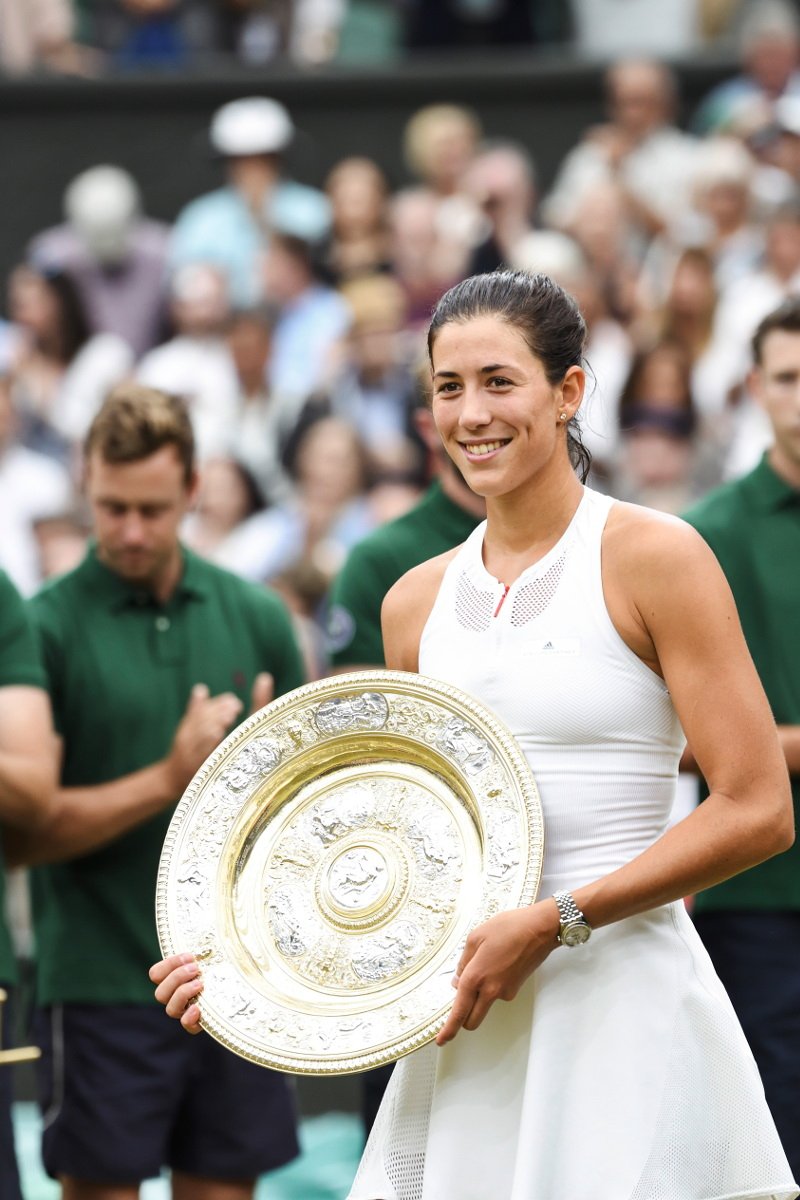 H Ισπανίδα Garbine Muguruza