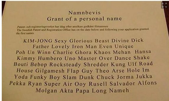 Ο αλλόκοτος Σουηδός με το μεγαλύτερο όνομα -Αποτελείται από 63 λέξεις και το έχει αλλάξει εφτά φορές [εικόνα] | iefimerida.gr 0