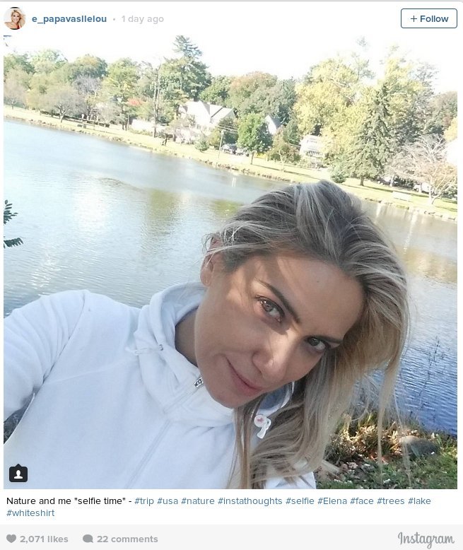 Ελενα Παπαβασιλείου: Χωρίς μακιγιάζ με φόντο τη Νέα Υόρκη [εικόνες]  | iefimerida.gr 0