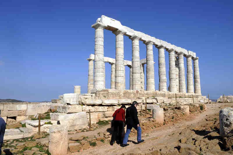 Ο ναός του Ποσειδώνα στο Σούνιο