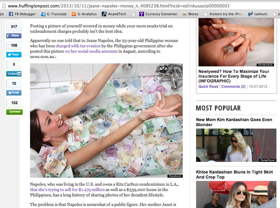 Εκανε το λάθος να ανεβάσει μια φωτογραφία που κολυμπάει στο χρήμα και δείτε τι έπαθε [εικόνες] | iefimerida.gr 7