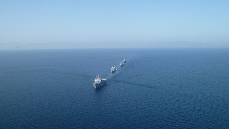 Πλοία του Πολεμικού Ναυτικού και νατοϊκά στο Αιγαίο -Από τον Σαρωνικό στο Μυρτώο Πέλαγος [εικόνες] | iefimerida.gr 1