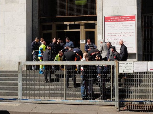Τρόμος σε δικαστήριο του Μιλάνου: Τέσσερις νεκροί από πυροβολισμούς [εικόνες & βίντεο] | iefimerida.gr 3