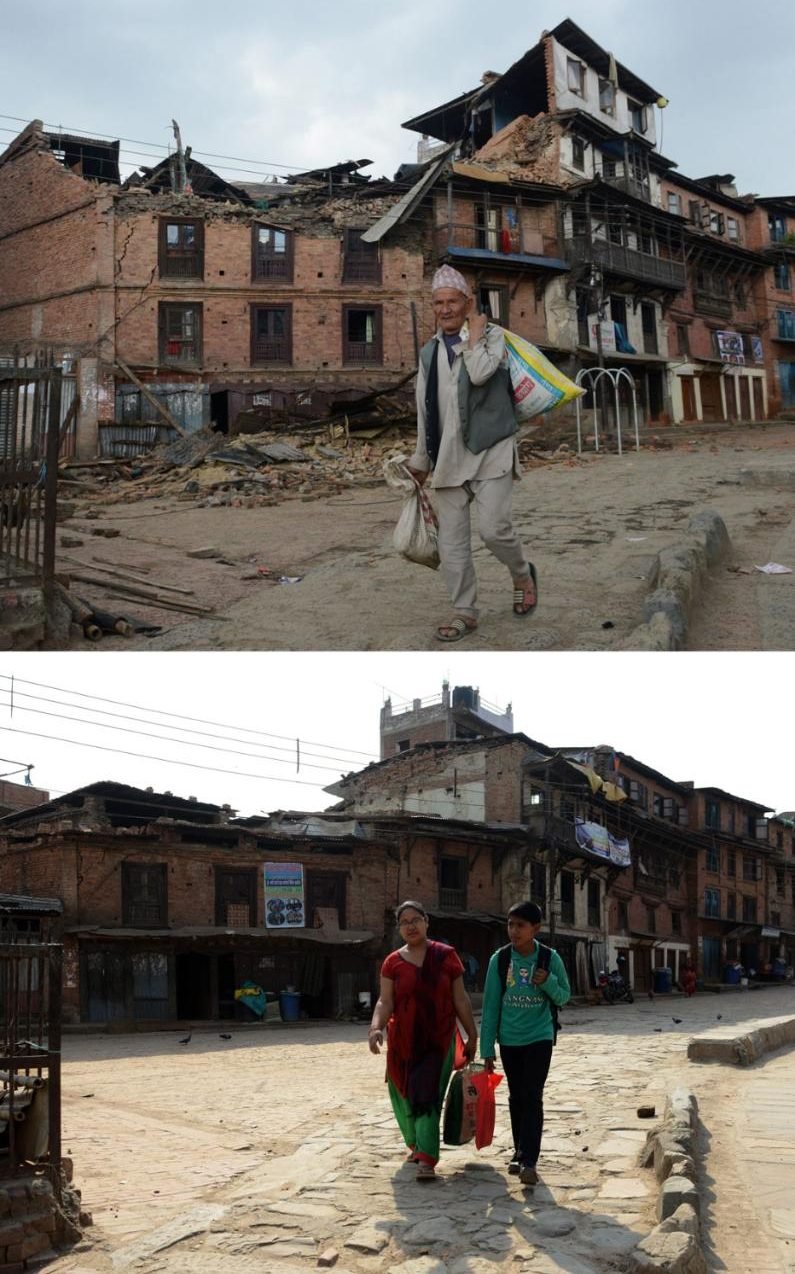 Ενας χρόνος μετά το σεισμό που ισοπέδωσε το Νεπάλ -Δεν έφτιαξαν ούτε ένα σπίτι [εικόνες] | iefimerida.gr 1