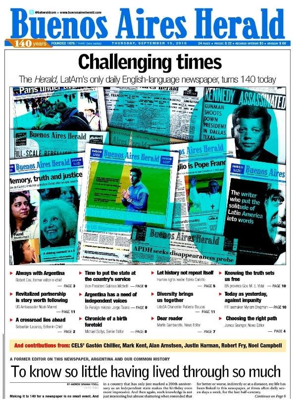 Εκλεισε η Buenos Aires Herald -Η καταγγελτική αγγλόφωνη εφημερίδα της Αργεντινής με 140 χρόνια ιστορίας  | iefimerida.gr 0