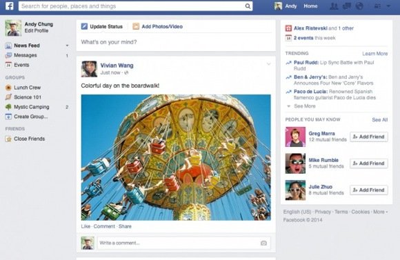 Αλλάζει η αρχική σελίδα του Facebook: Θα μοιάζει με την έκδοση για κινητά [εικόνα] | iefimerida.gr 0